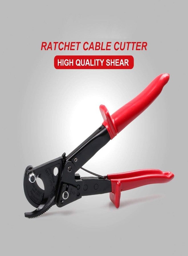 UPTODATETOOLS Ratchet Cable Cutter, Wire Cutter for Aluminum Copper Cable up to 240mm², Ratcheting Wire Cutting Hand Tool - Image 2